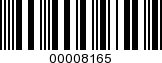 Barcode Image 00008165
