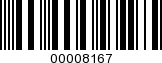 Barcode Image 00008167