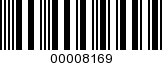 Barcode Image 00008169
