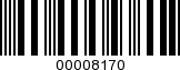 Barcode Image 00008170