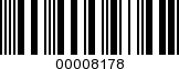 Barcode Image 00008178