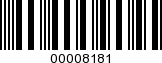 Barcode Image 00008181