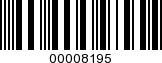 Barcode Image 00008195