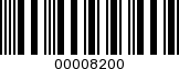 Barcode Image 00008200