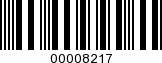 Barcode Image 00008217