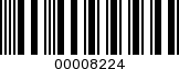 Barcode Image 00008224