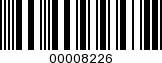 Barcode Image 00008226