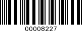 Barcode Image 00008227
