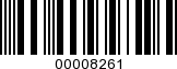 Barcode Image 00008261