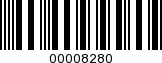 Barcode Image 00008280