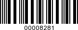 Barcode Image 00008281
