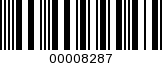 Barcode Image 00008287
