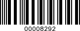 Barcode Image 00008292