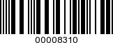 Barcode Image 00008310