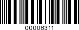 Barcode Image 00008311