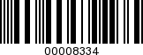 Barcode Image 00008334