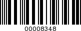 Barcode Image 00008348