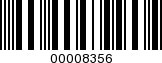 Barcode Image 00008356