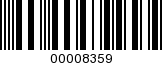 Barcode Image 00008359