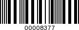 Barcode Image 00008377