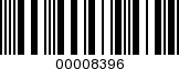Barcode Image 00008396