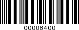 Barcode Image 00008400