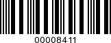 Barcode Image 00008411
