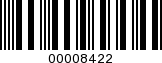 Barcode Image 00008422