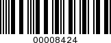 Barcode Image 00008424