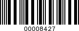Barcode Image 00008427