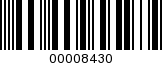 Barcode Image 00008430
