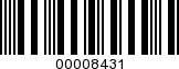 Barcode Image 00008431
