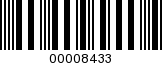 Barcode Image 00008433
