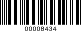 Barcode Image 00008434