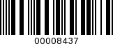 Barcode Image 00008437