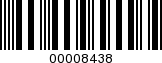 Barcode Image 00008438