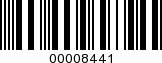 Barcode Image 00008441