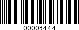 Barcode Image 00008444