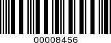 Barcode Image 00008456