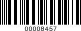 Barcode Image 00008457