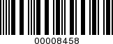 Barcode Image 00008458