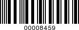 Barcode Image 00008459