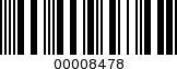 Barcode Image 00008478