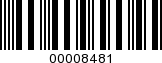 Barcode Image 00008481