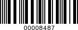 Barcode Image 00008487