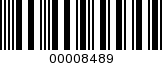 Barcode Image 00008489