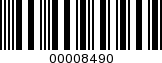 Barcode Image 00008490