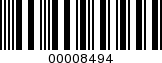 Barcode Image 00008494