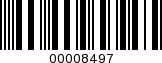 Barcode Image 00008497