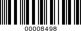 Barcode Image 00008498